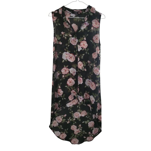 FOREVER 21 // Floral Sleeveless Blouse // Summer Wear - Picture 2 of 6